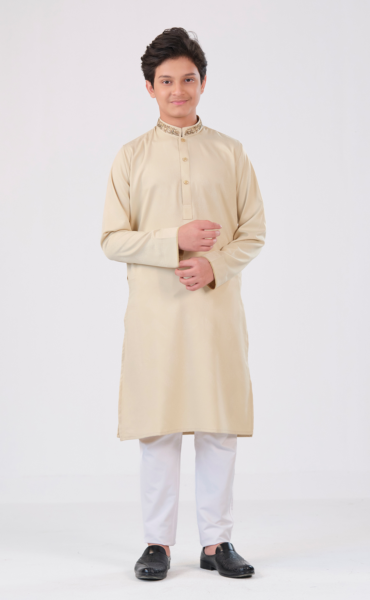 Purple Boys Long Panjabi