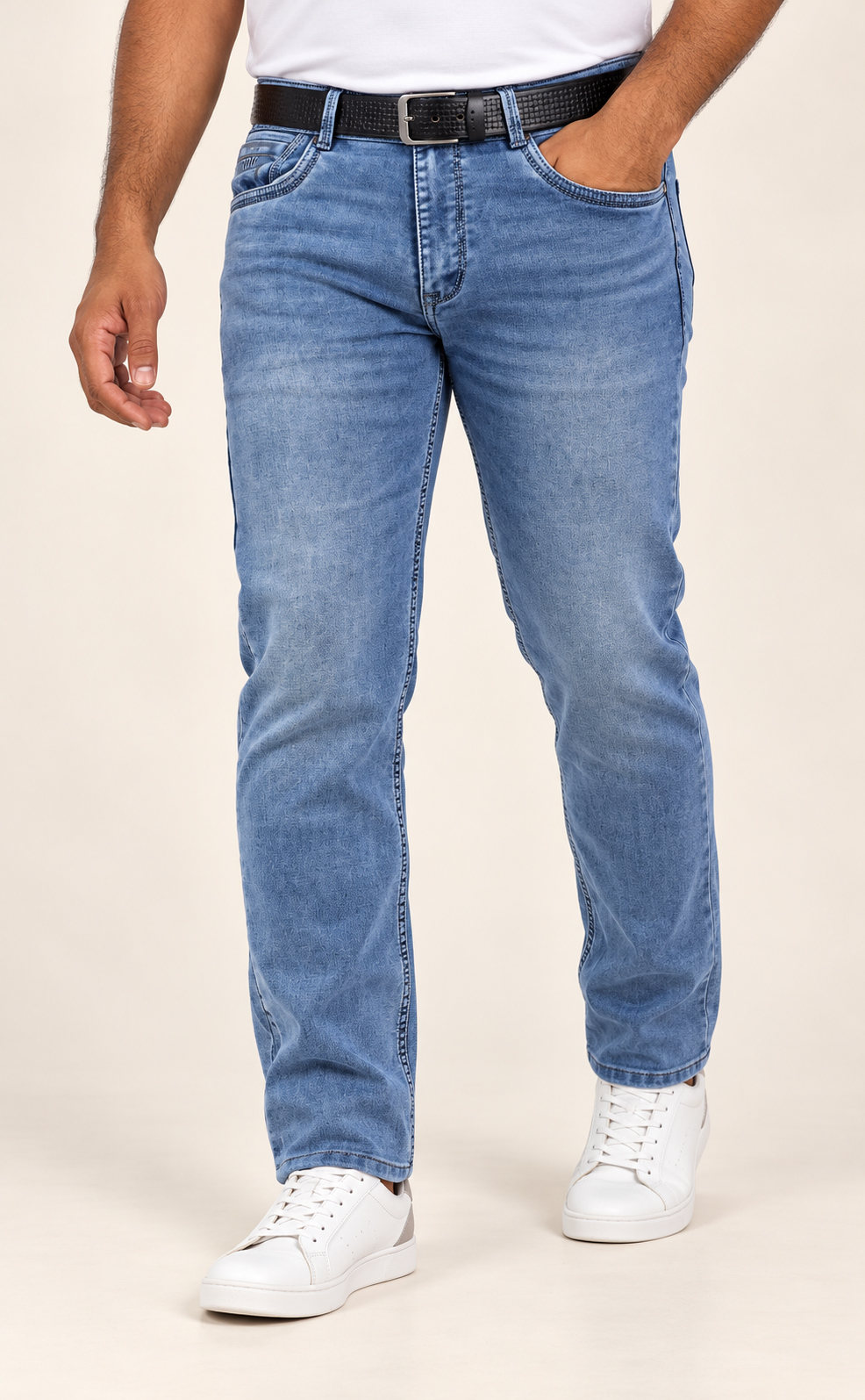 BRANDED DENIM PANT