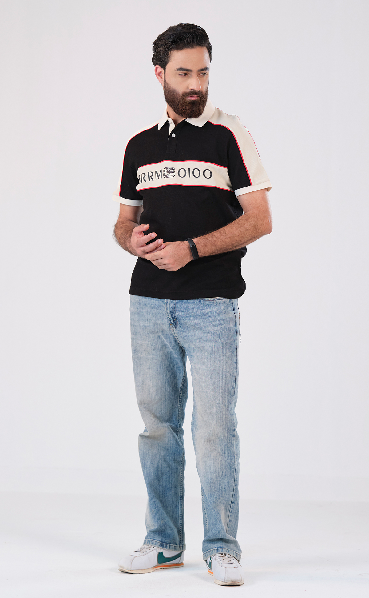 Purple Branded polo shirt