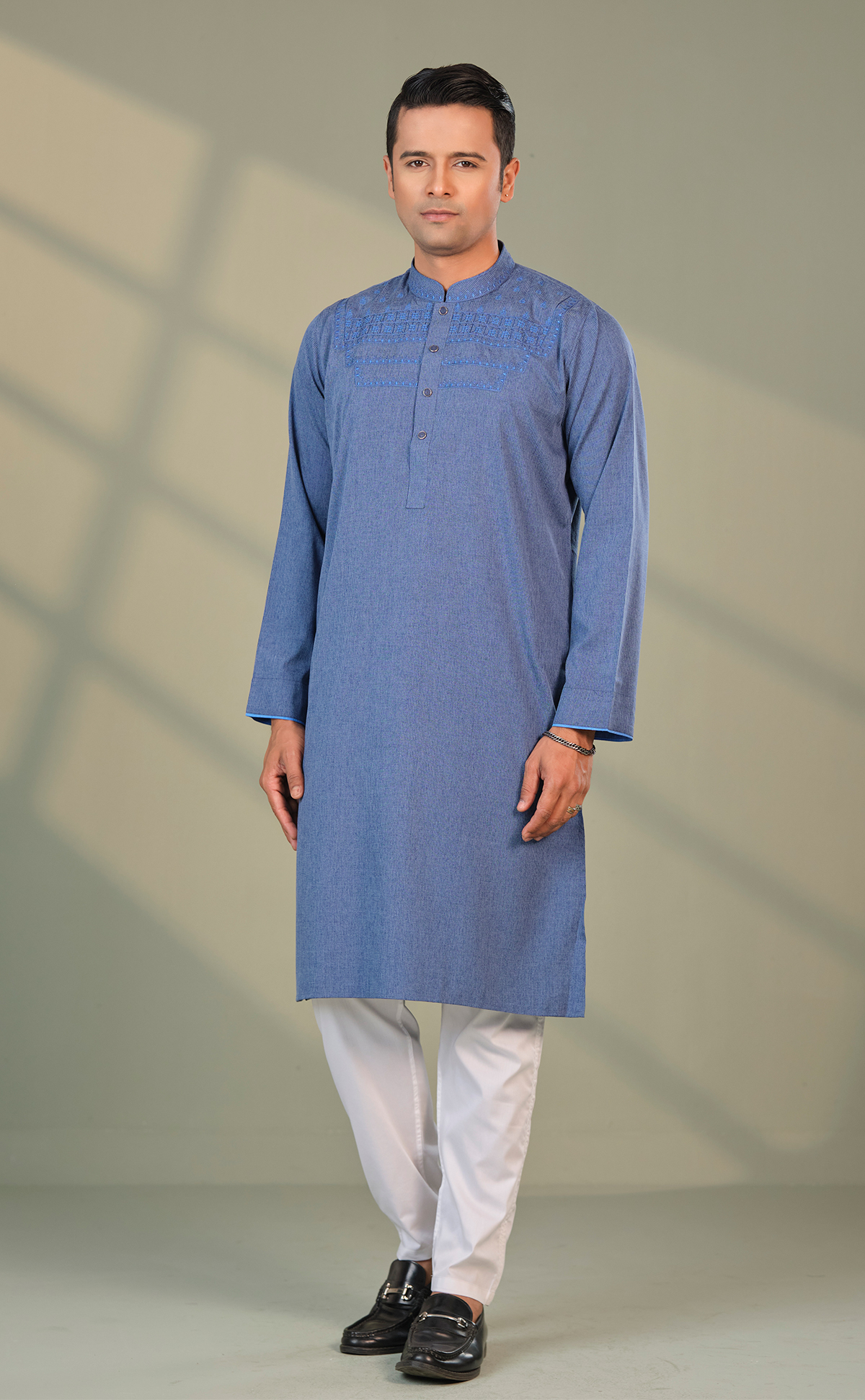 MENS PANJABI LONG PANJABI PURPLE