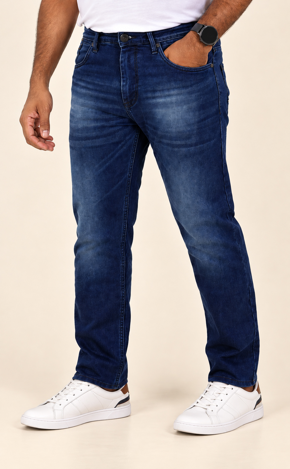 BRANDED DENIM PANT