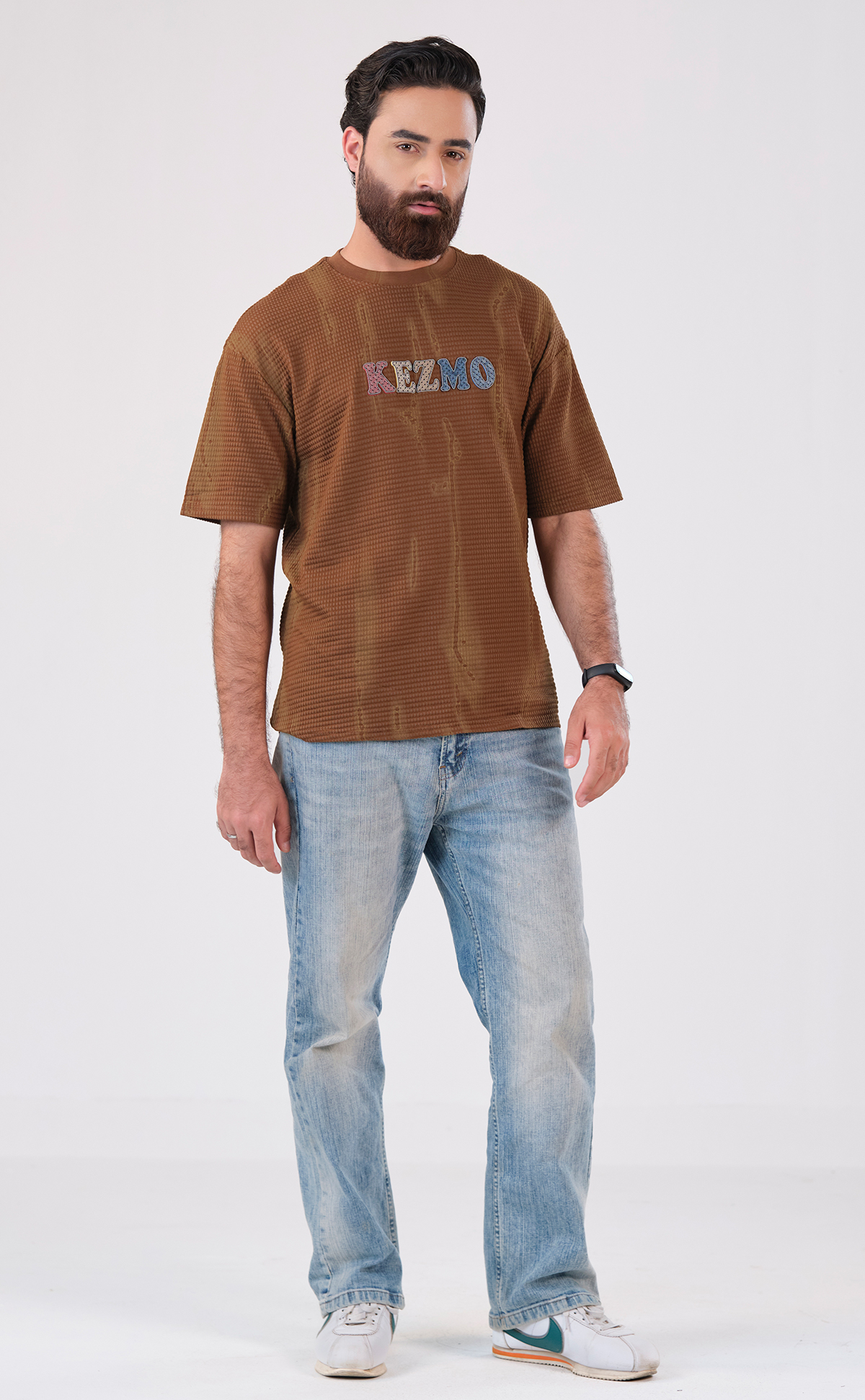 Purple Branded Round Neck Tshirt