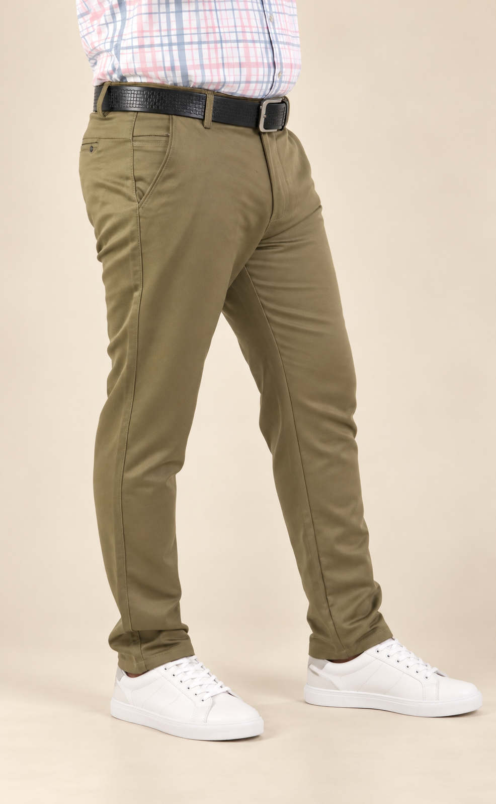 BRANDED NARROW COTTON PANT