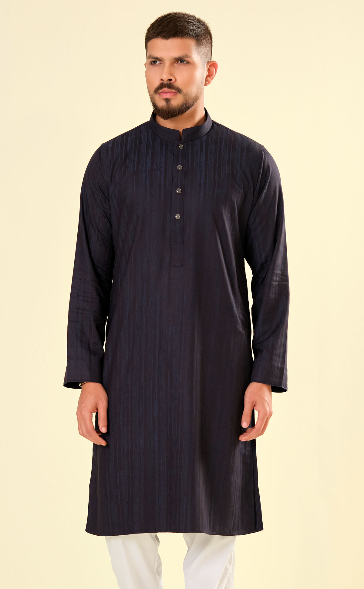 Casual Panjabi Black
