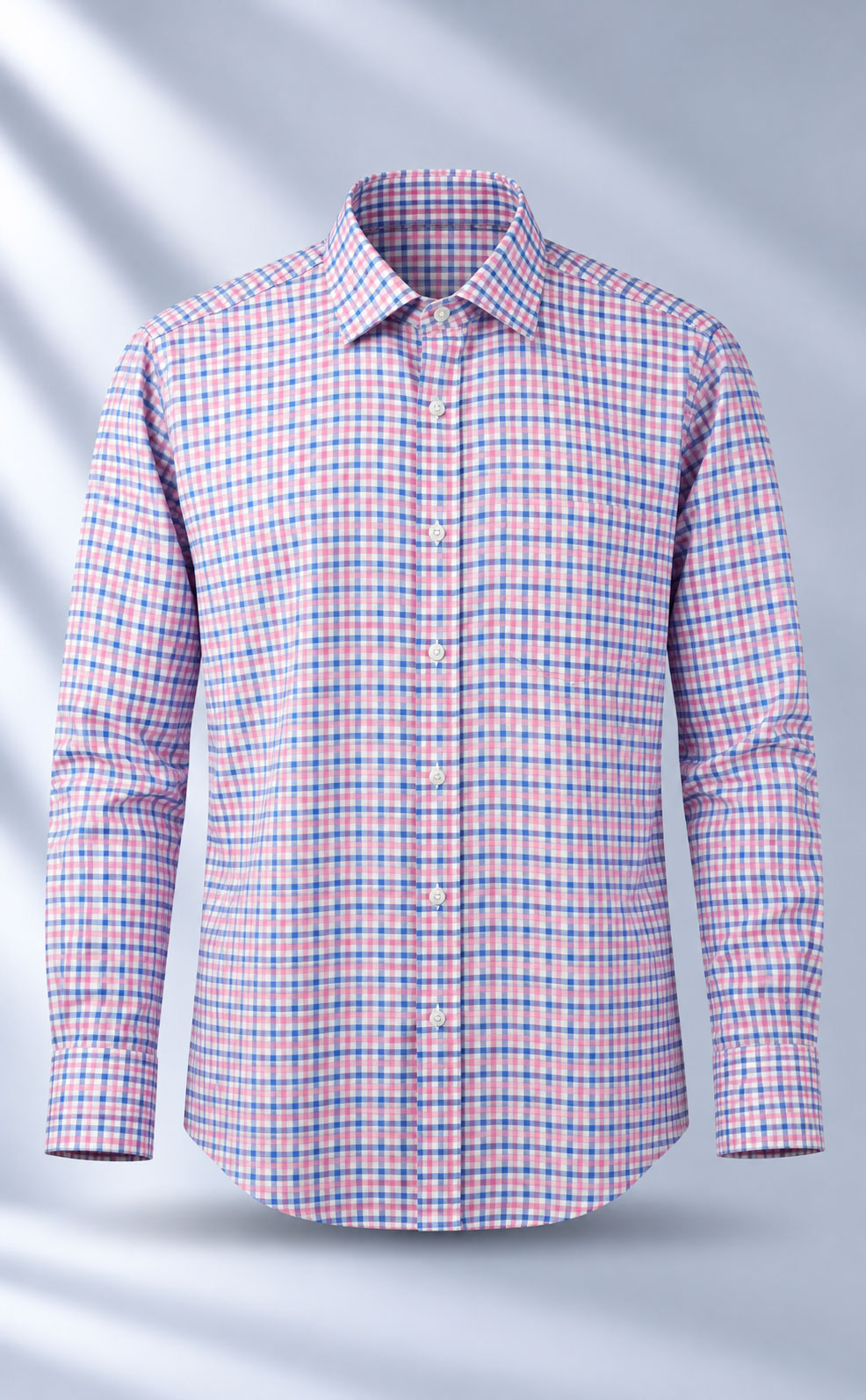 Pink White Formal Shirt