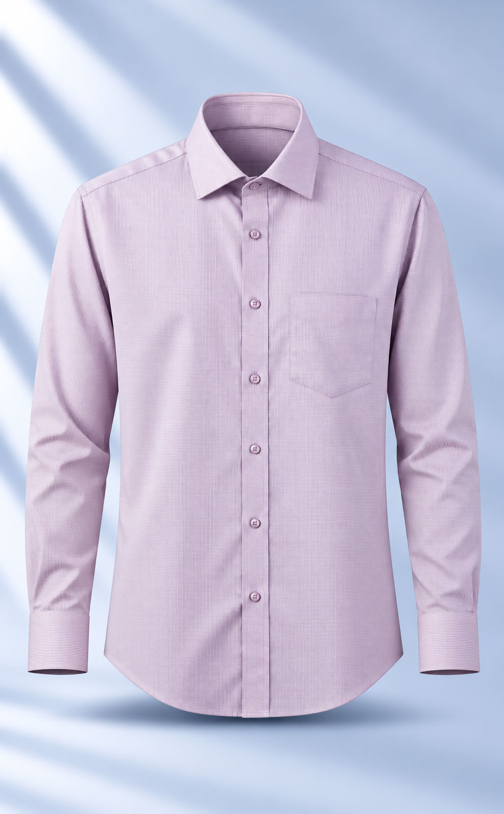 Pink White Formal Shirt