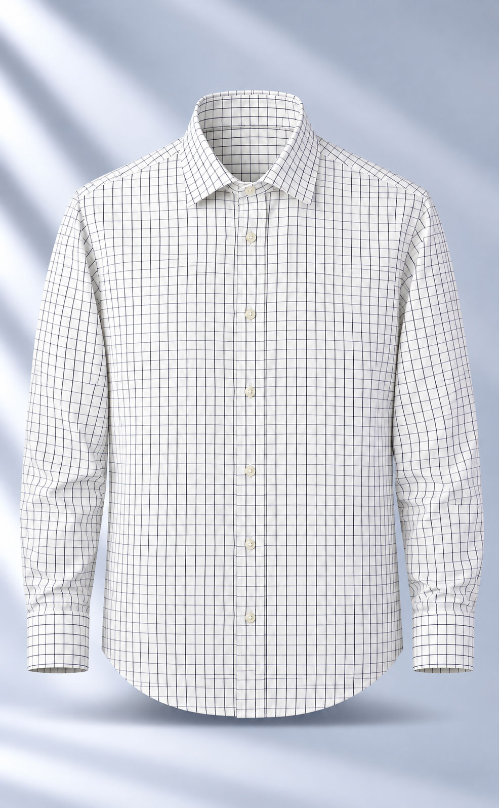 White and Black Formal Shirt