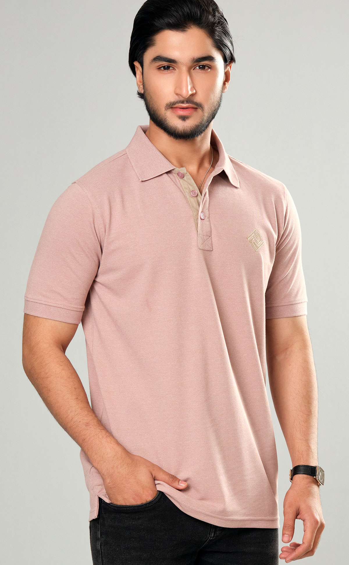 Polo Shirt SS Peach