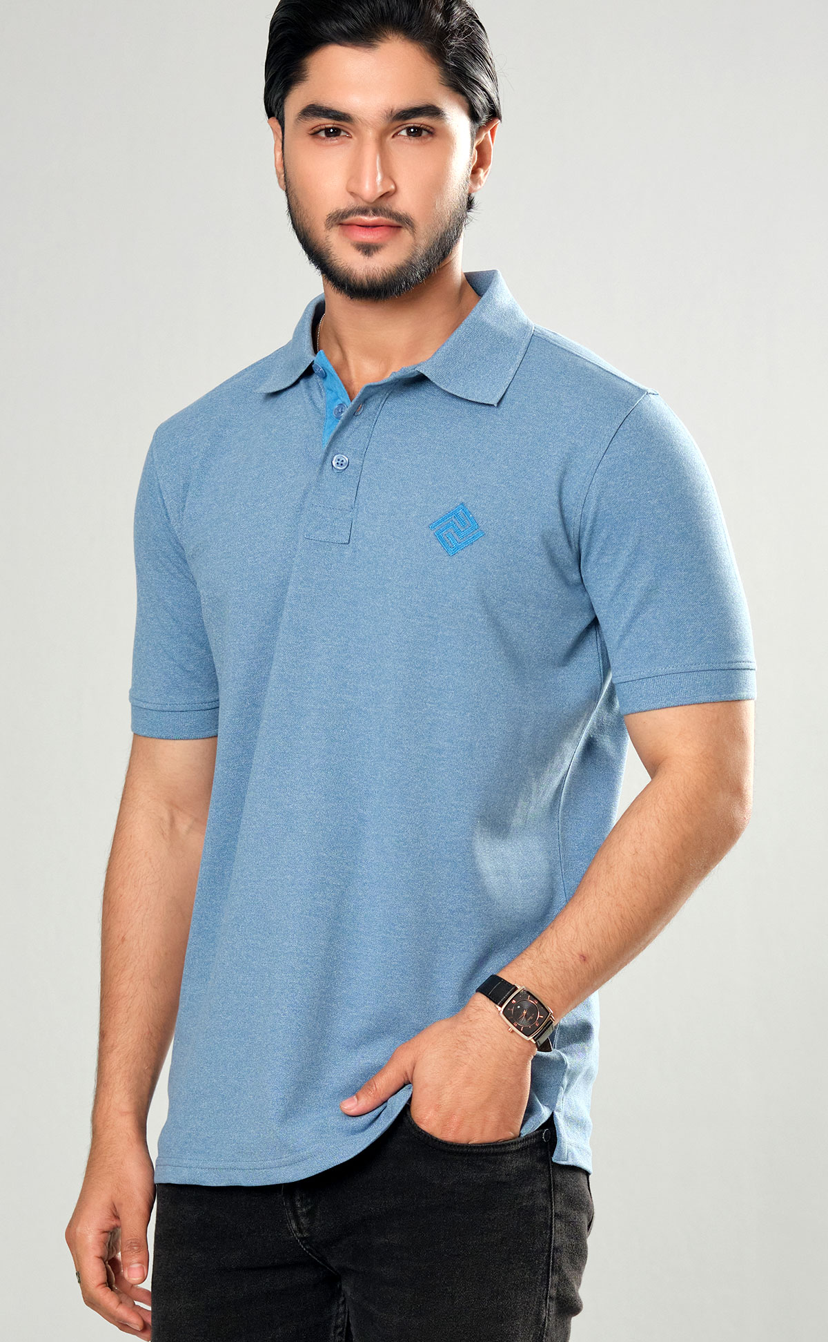 Polo Shirt SS Sky Blue