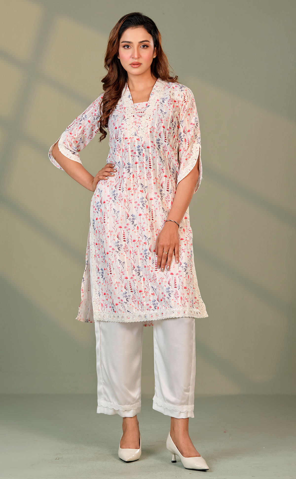 Purple 2 piece White purple