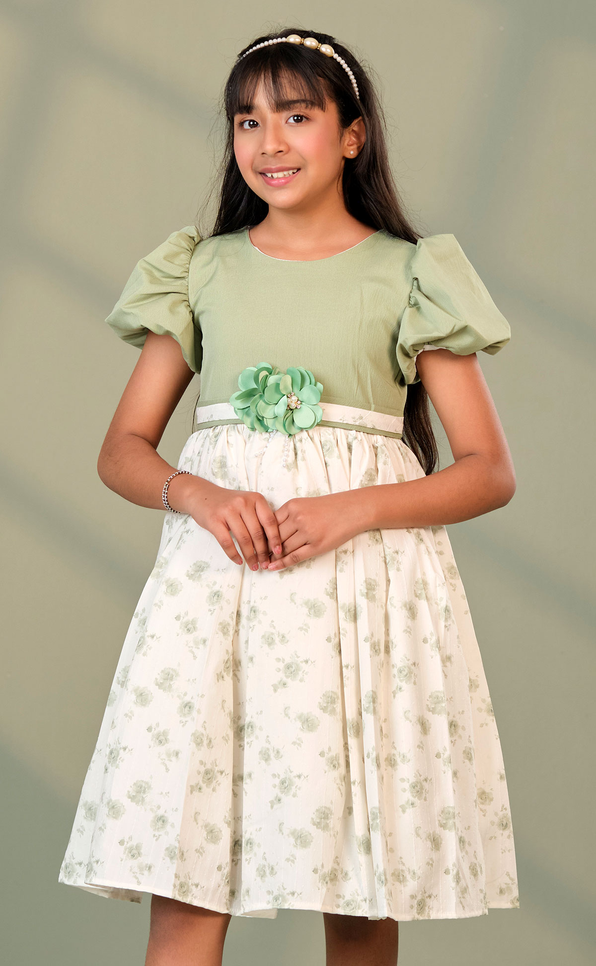 Purple Branded Party Frock