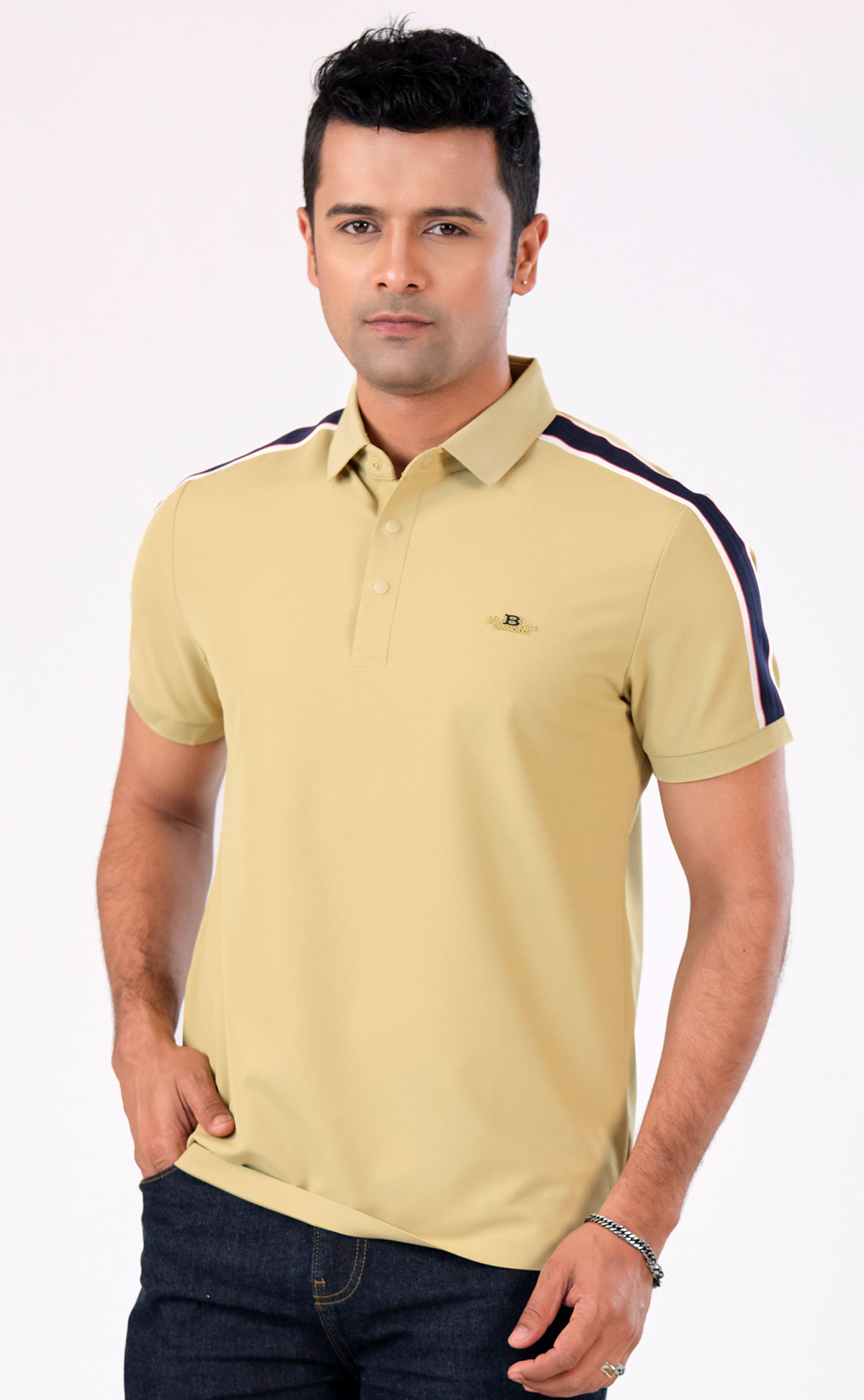 Purple Branded Polo