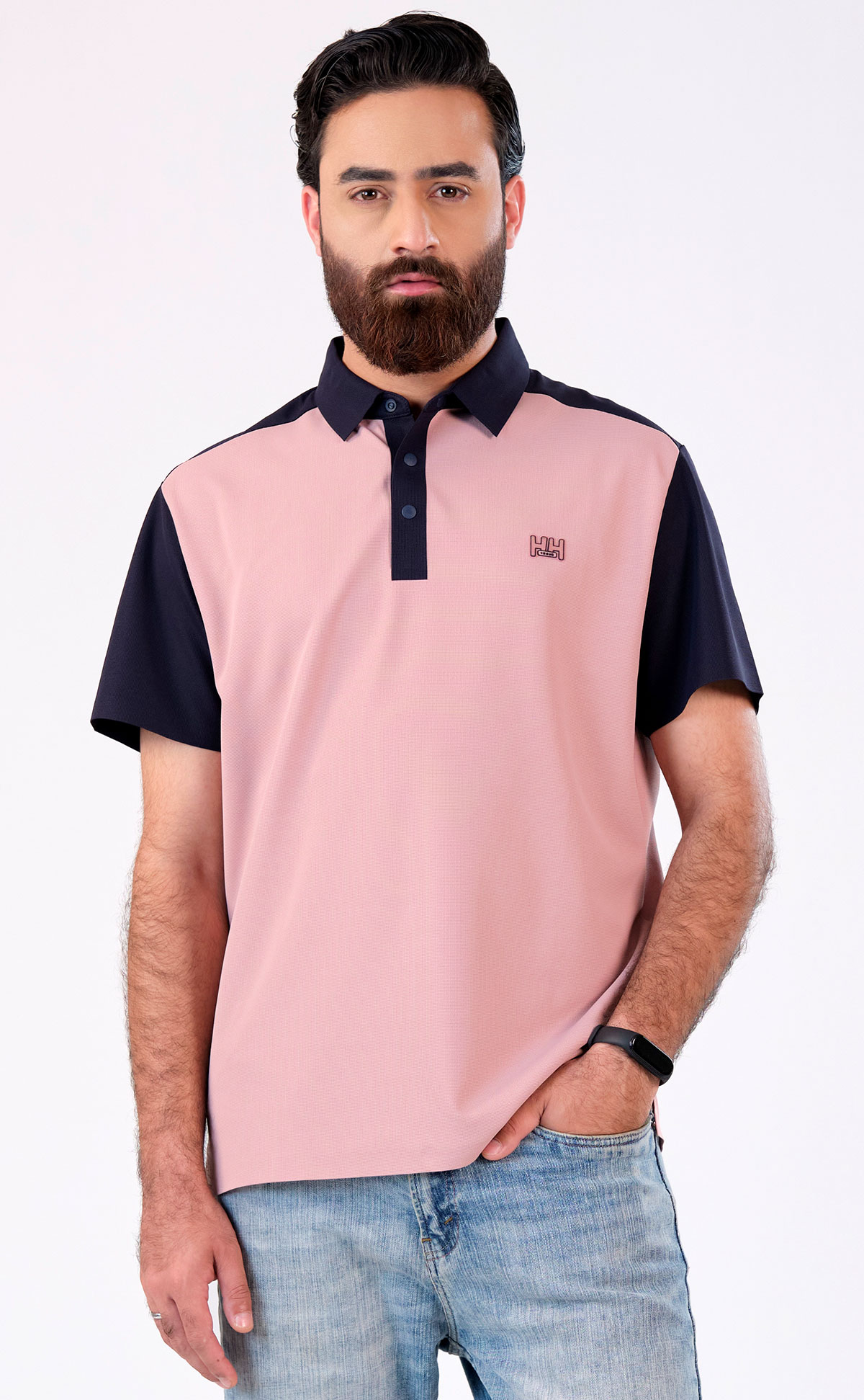 Purple Branded Polo Shirt
