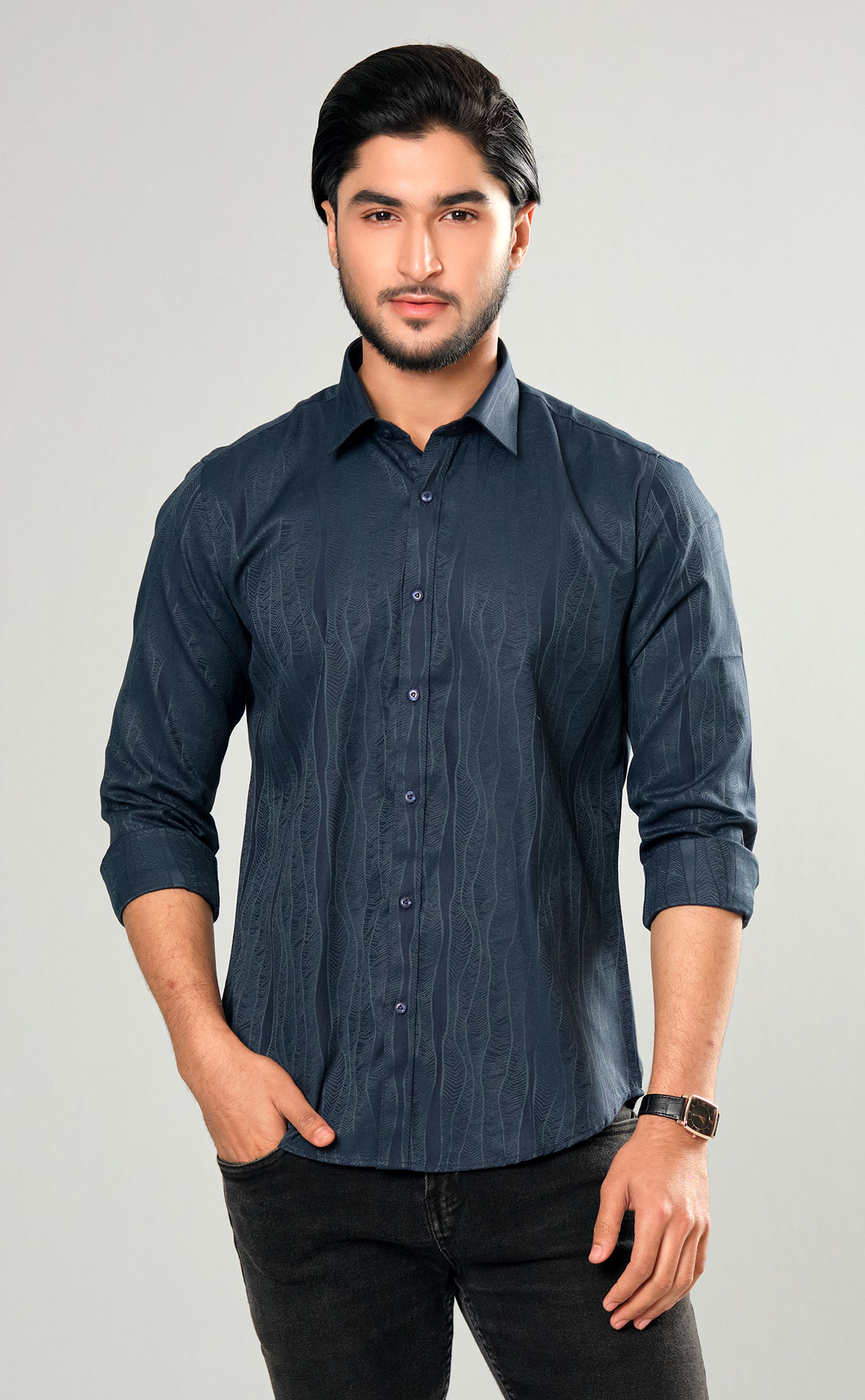 Casual Shirt Bottle Green