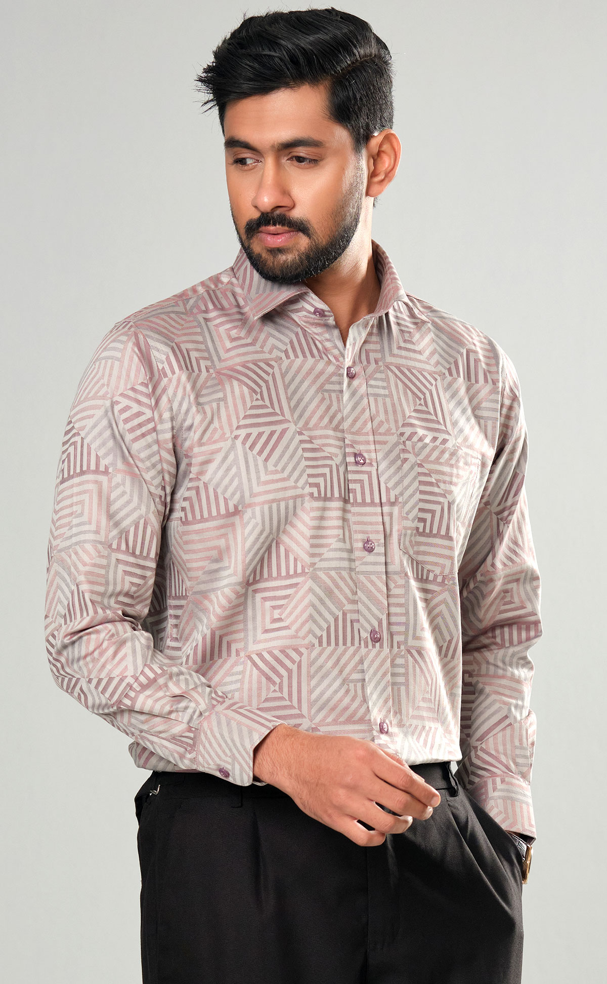 Purple Premium Shirt Multi